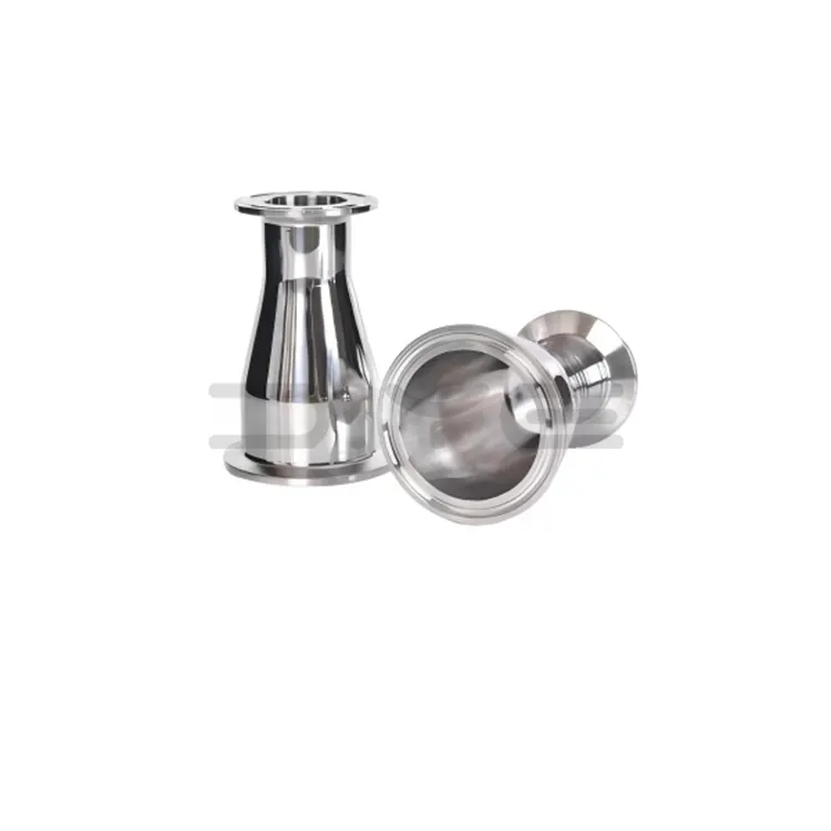 सॅनिटरी स्टेनलेस स्टील क्लॅम्प कॉन्सेंट्रिक रेड्यूसर